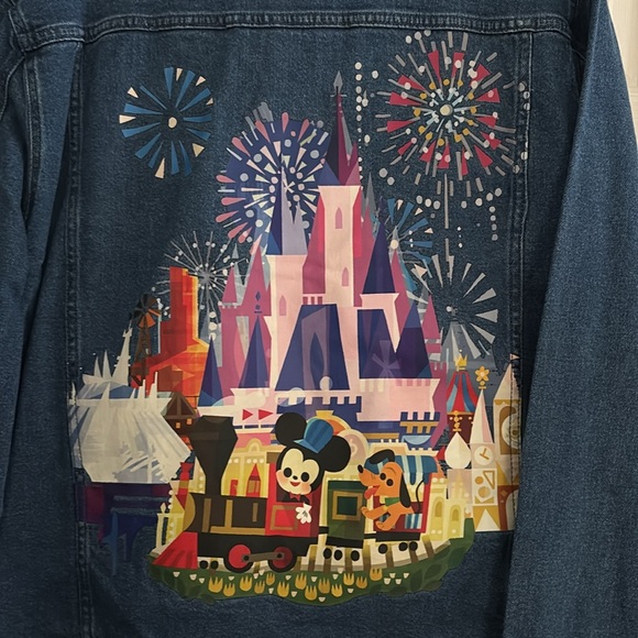 Disney x Joey Chou Magic Kingdom Inspired Jean Jacket - Picture 2 of 7